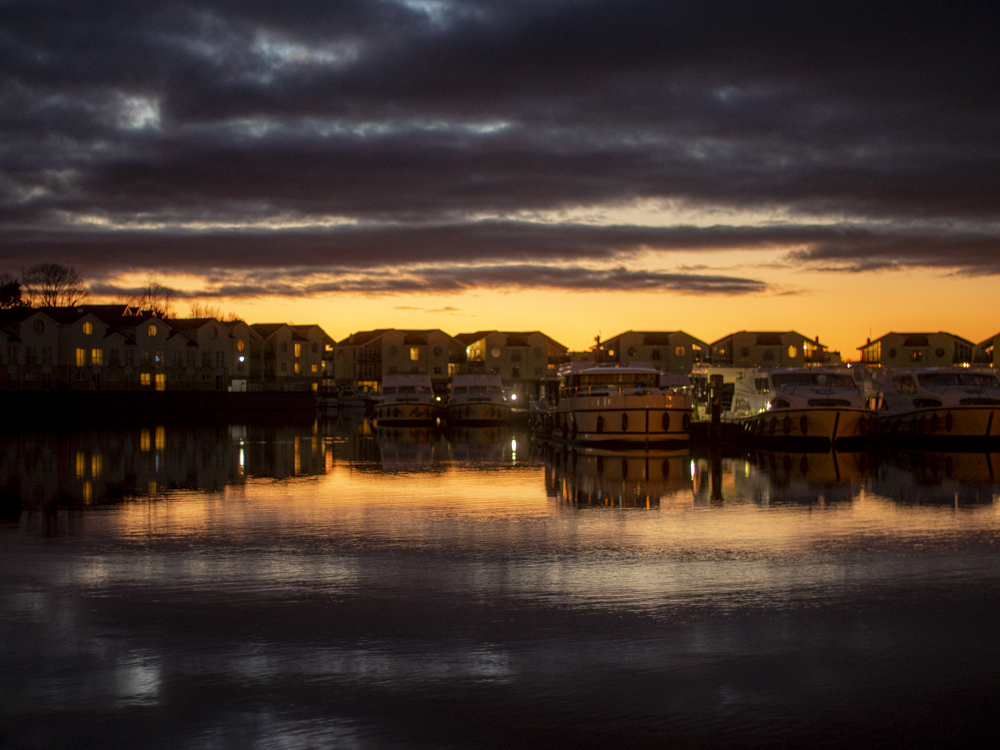 Harbour at dusk